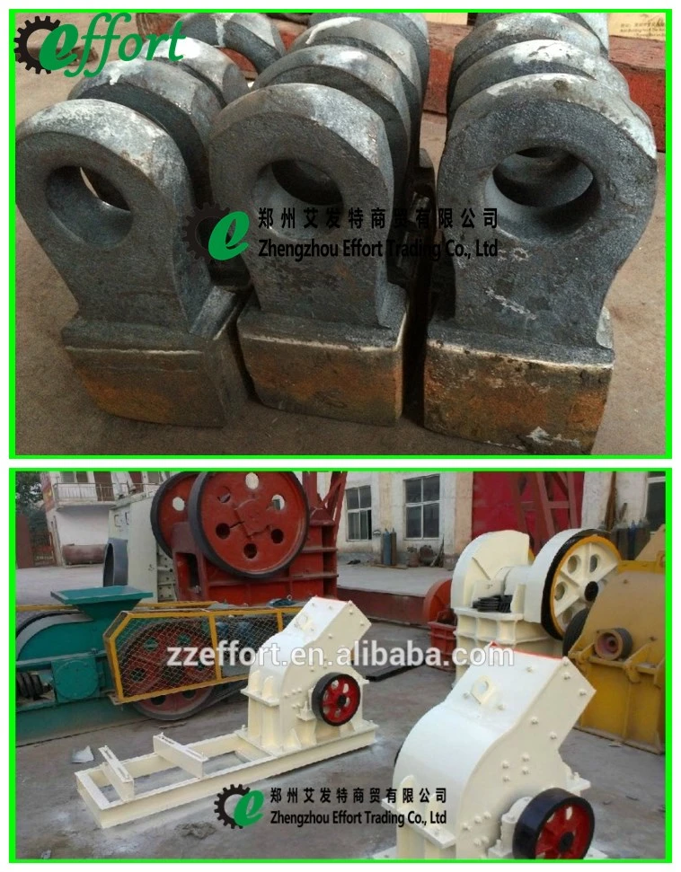 Glass Hammer Crusher Rock Stone Hammer Crusher for Sale