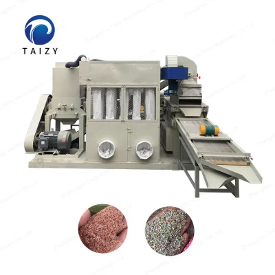 Machine de réutilisation en aluminium électrique de riz de cuivre de machine de granulatoire de câble de fil de cuivre